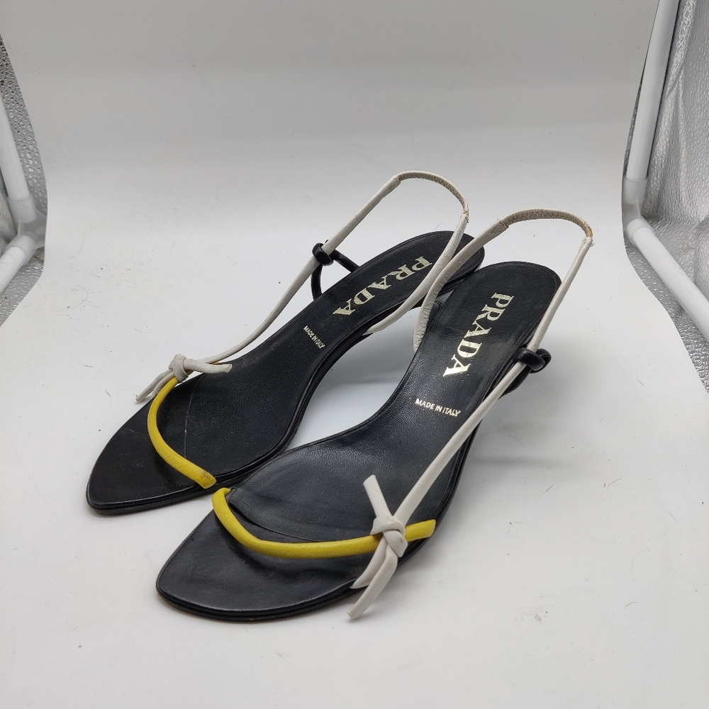Strappy Prada y2k Cyber Kitten Heel Size 37